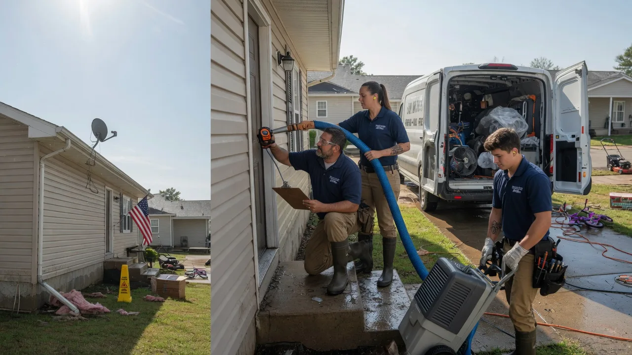 Ceiling Water Damage Restoration in Chalmers, IN near me